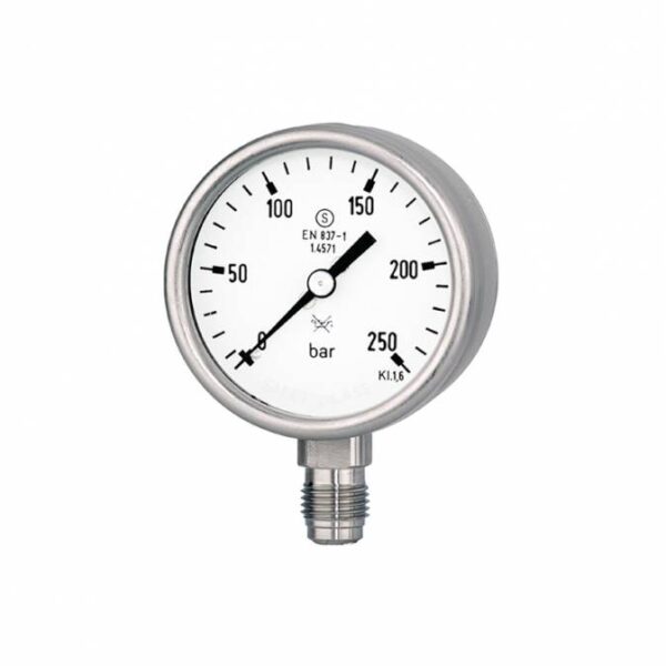 63mm (2.5") All SS Safety Pattern Pressure Gauge DIN