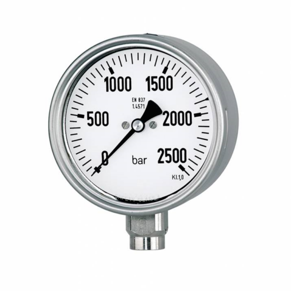 100mm (4") All SS Safety Pattern Pressure Gauge DIN Case