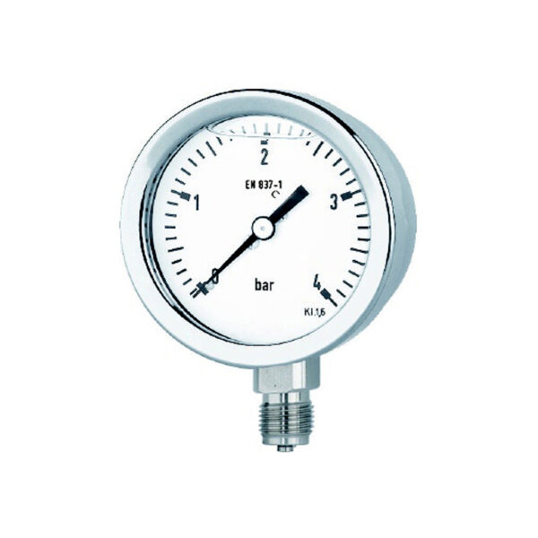 All SS Process Pressure Gauge American Case 63mm (2.5")