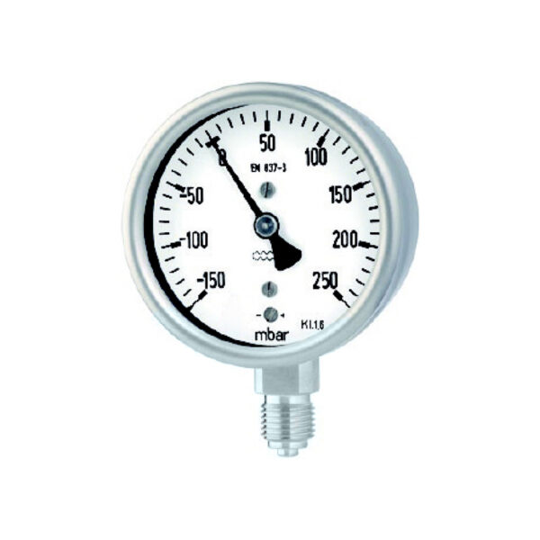 SS Low Pressure Capsule Gauge 63mm (2.5")