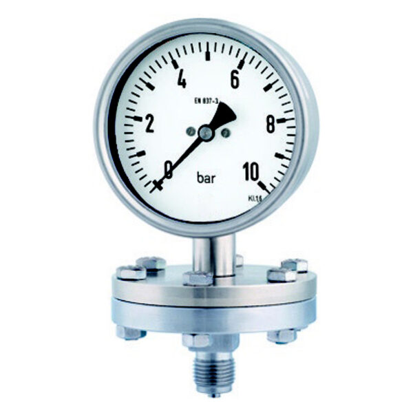 100mm Safety Pattern Diaphragm Pressure Gauge