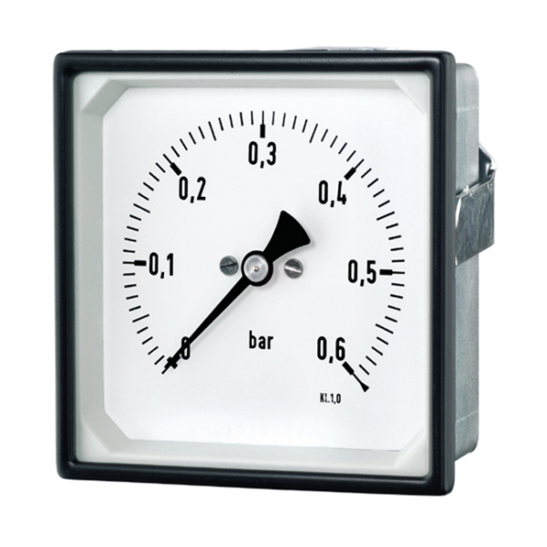 Square Cased Pressure Gauges